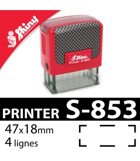 Tampon encreur Shiny Printer S-853