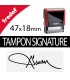 Tampon signature