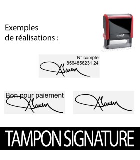 Tampon encreur signature 4912 Trodat