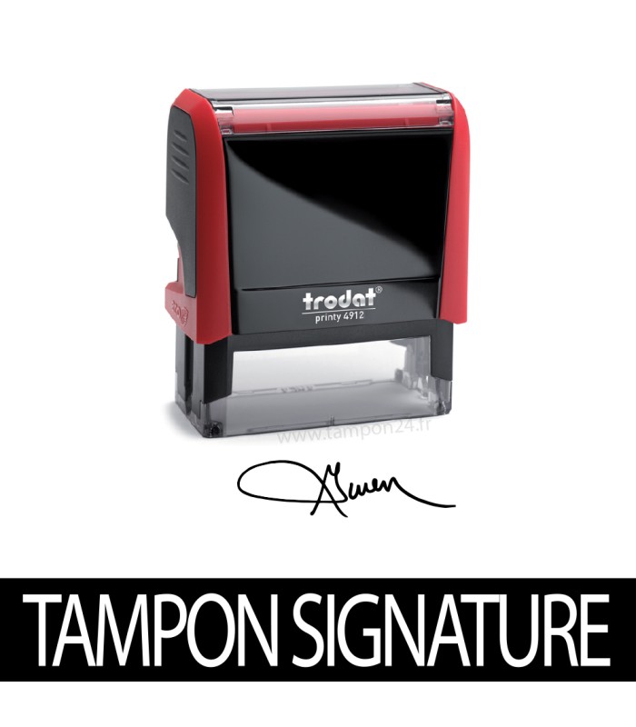 Cachet signature personnalisable