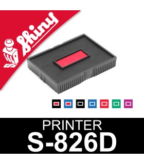 Cassette encrage Shiny Printer S-826D