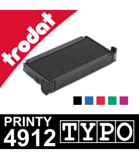 Cassette encrage Trodat Printy 4912 Typo
