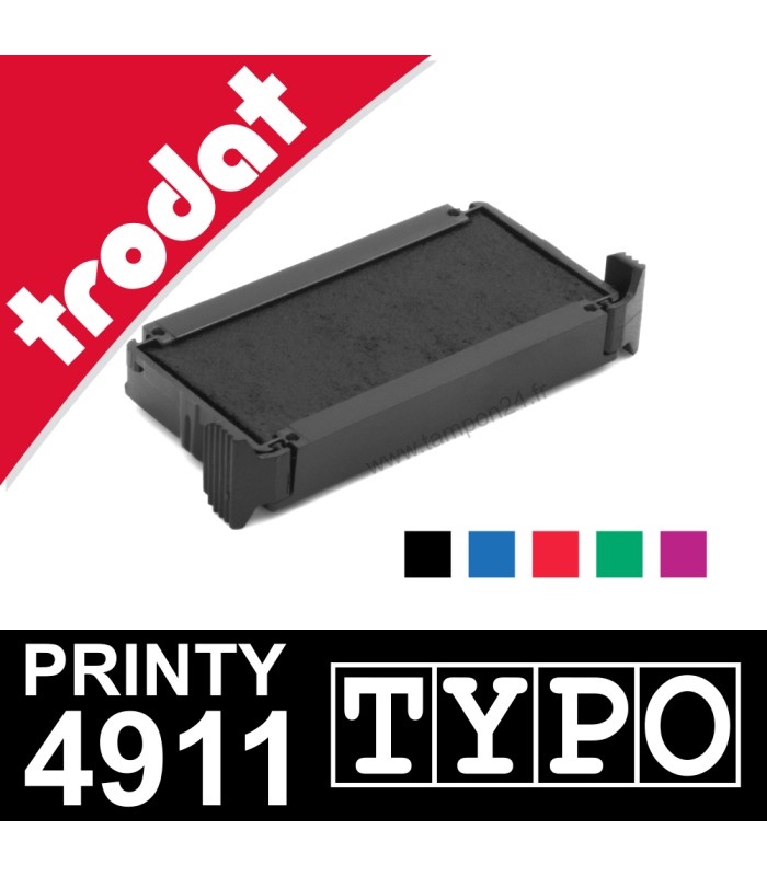 Cassette encrage Trodat Printy 4911 Typo