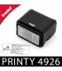 Cachet Trodat Printy 4926 disponible en 5 couleurs de boitiers : Gris, noir, vert, bleu et rouge