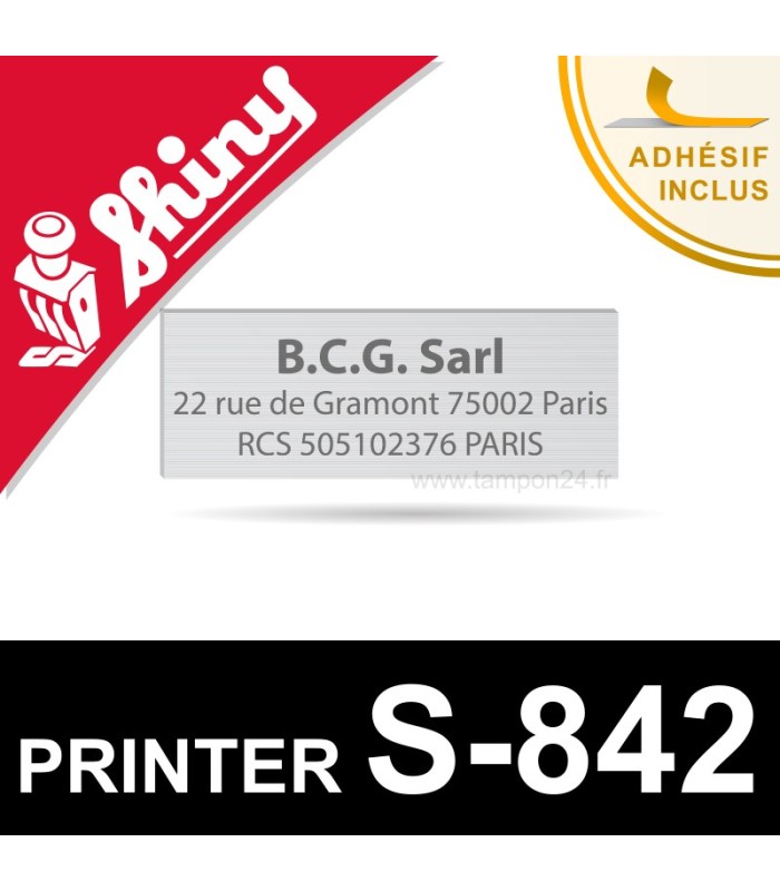 Empreinte Shiny Printer S-842