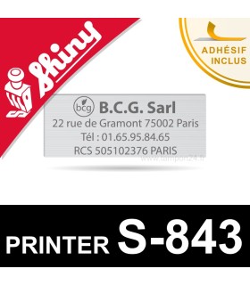 Empreinte Shiny Printer S-843