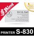 Empreinte Shiny Printer S-830