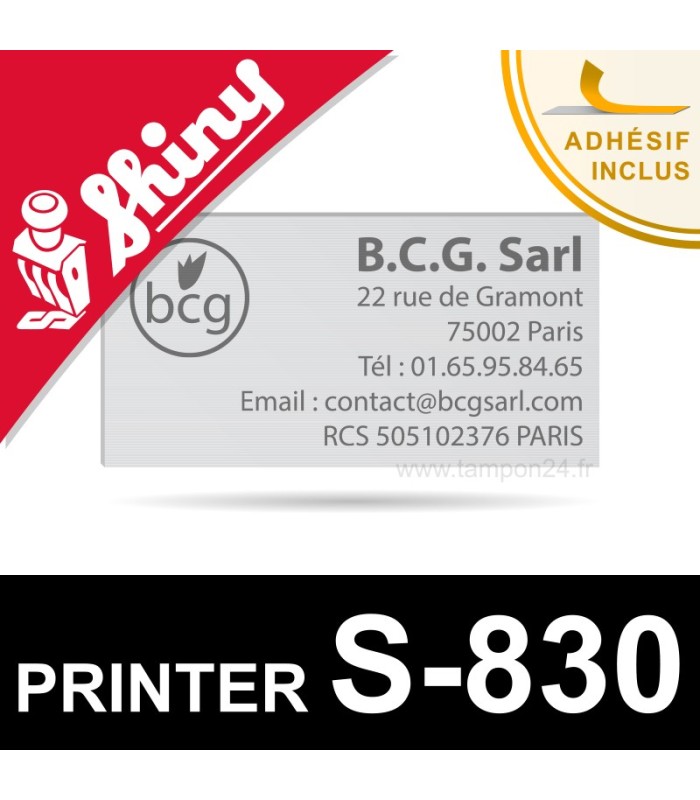 Empreinte Shiny Printer S-830