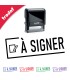 Tampon encreur À SIGNER