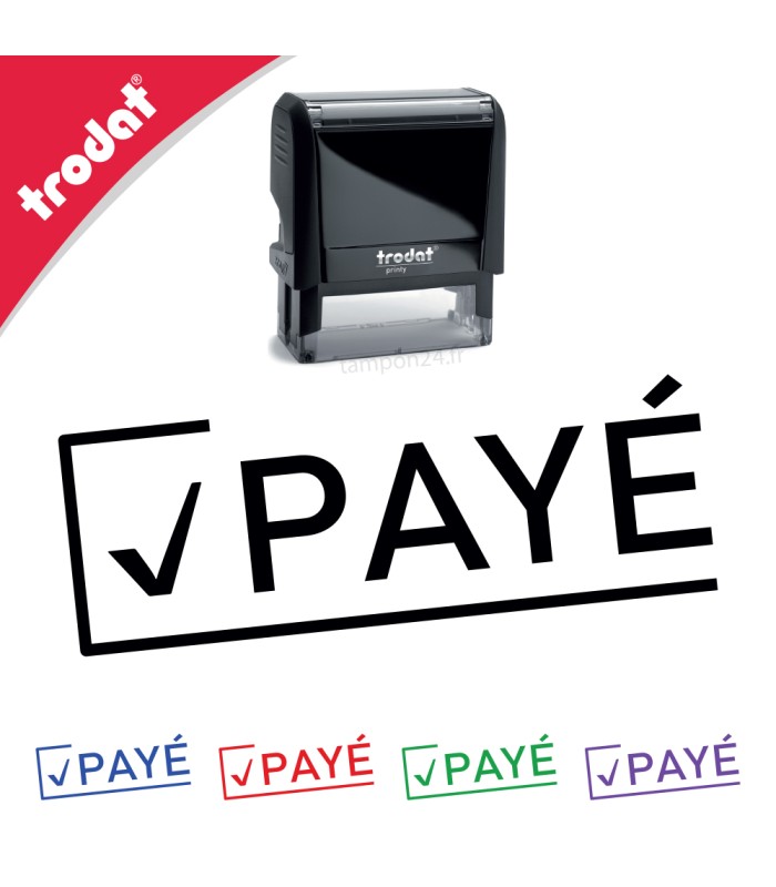Tampon encreur PAYÉ