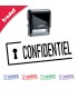 Tampon encreur CONFIDENTIEL
