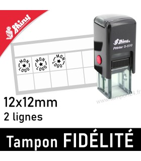 Tampon encreur Carte de Fidélité