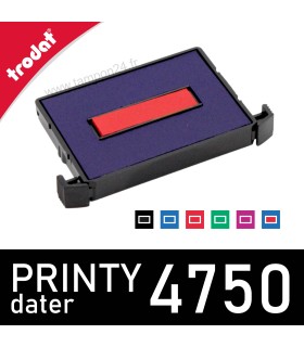 Cassette encrage dateur Trodat Printy 4750