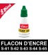 Flacon d'encre VERT réencrage cassette Shiny