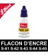 Flacon d'encre VIOLET réencrage cassette Shiny