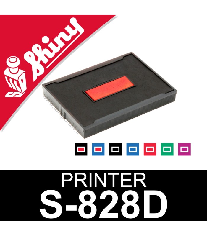 Cassette d'encrage pour Shiny Printer S-828D
