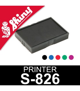 Cassette d'encrage pour Shiny Printer S-826