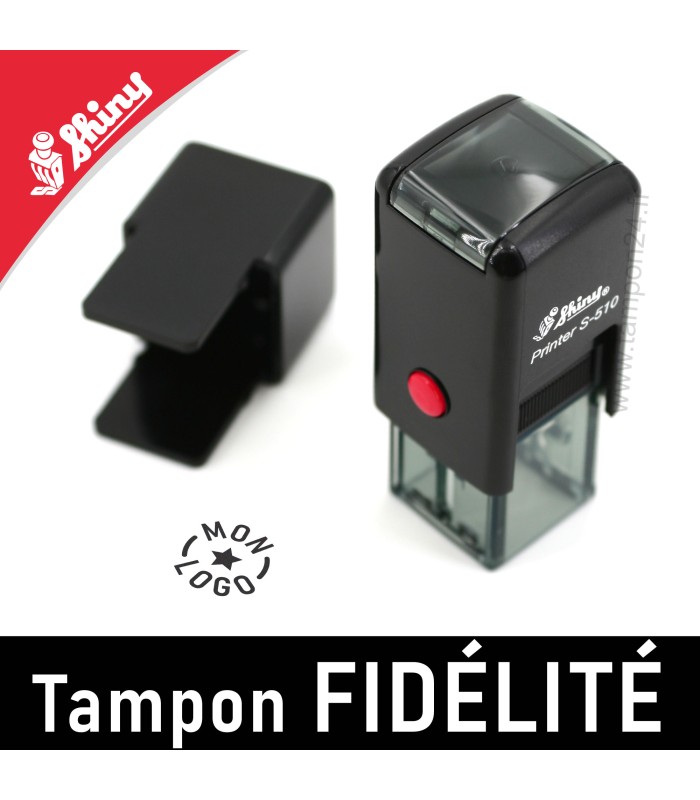 Tampon avec logo pour cartes de fidélité