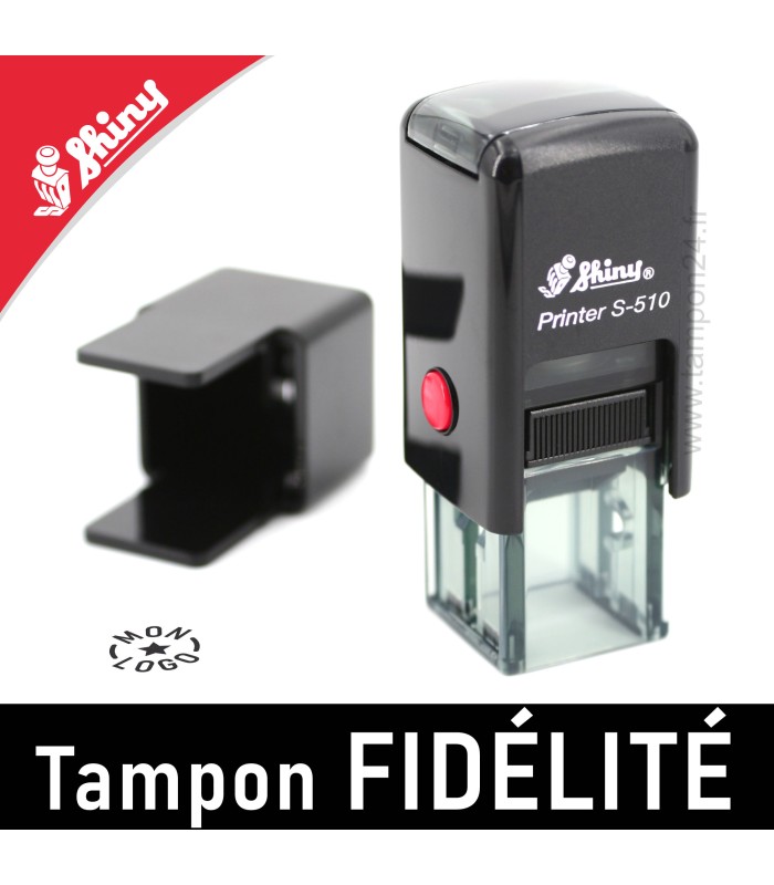 Timbre 12x12mm pour tamponner les cartes de fidélité