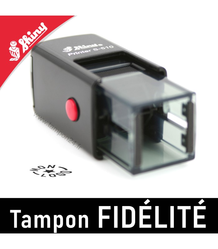 Tampon encreur fidélité carré de 12mm