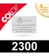 Empreinte caoutchouc personnalisable pour Colop 2300