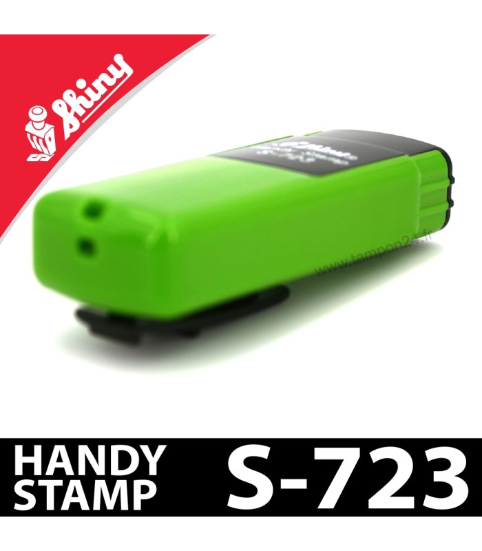 Shiny Handy Stamp S-723 tampon de poche transportable