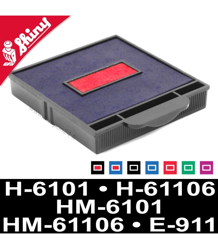 Recharge d'encre pour tampon enccreur Shiny H-6101 H-61106 HM-6101 HM61106 E-911