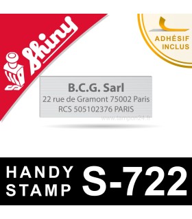 Empreinte pour Shiny Handy Stamp S-722