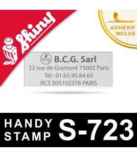 Empreinte pour Shiny Handy Stamp S-723