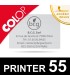 Plaque de texte personnalisée caoutchouc pour Colop Printer 55