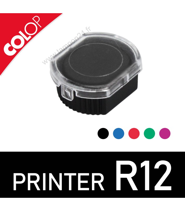 Recharge d'encre pour tampon Colop Printer R 12