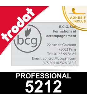 Empreinte pour Trodat Professional 5212 - Plaque de texte personnalisée