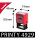 Cachet 7 lignes Trodat Printy 4929