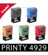 Trodat Printy 4929 disponible en 5 couleurs de boitiers : Gris, Bleu, Vert, Rouge et Mangue