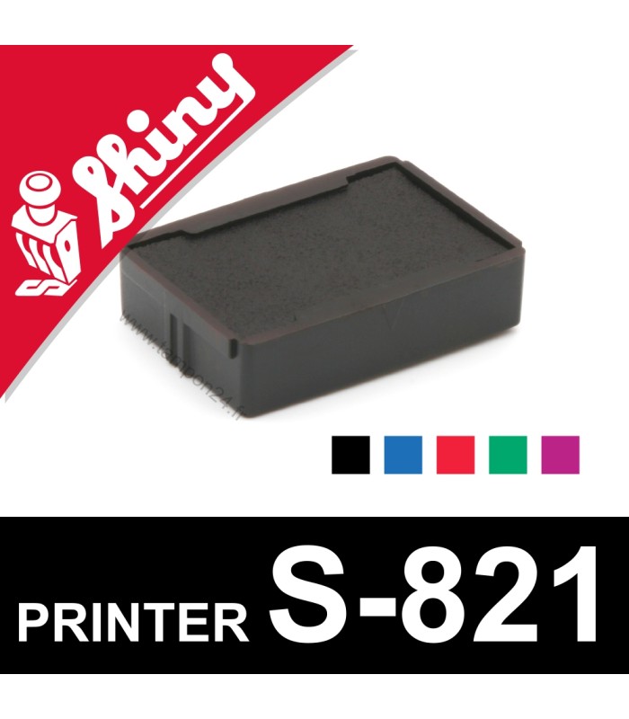 Cassette d'encrage pour Shiny Printer S-821