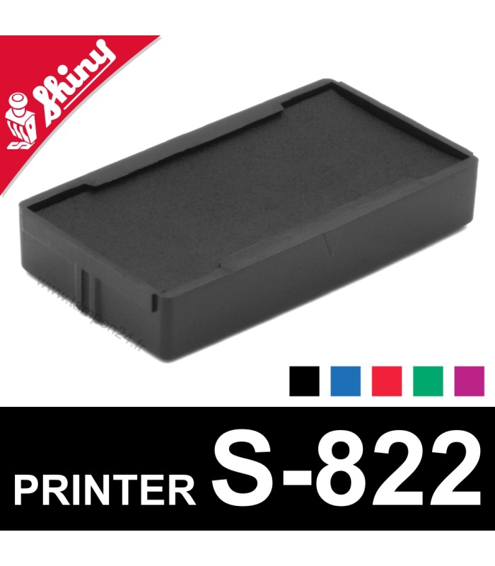 Recharge d'encre pour tampon Shiny Printer S-822