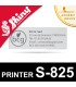Empreinte caoutchouc pour Shiny Printer S-825 - Plaque texte personnalisable en ligne