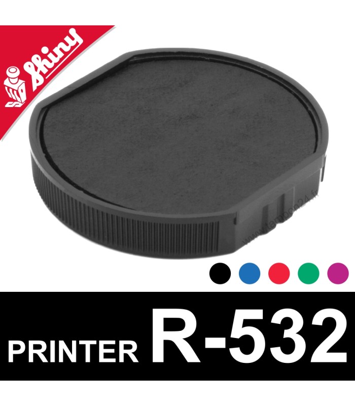 Recharge d'encre pour tampon rond Shiny Printer R-532