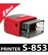 Shiny Printer S-853 tampon à personnaliser en ligne 4 lignes de texte