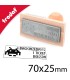 Tampon bois 70x25mm