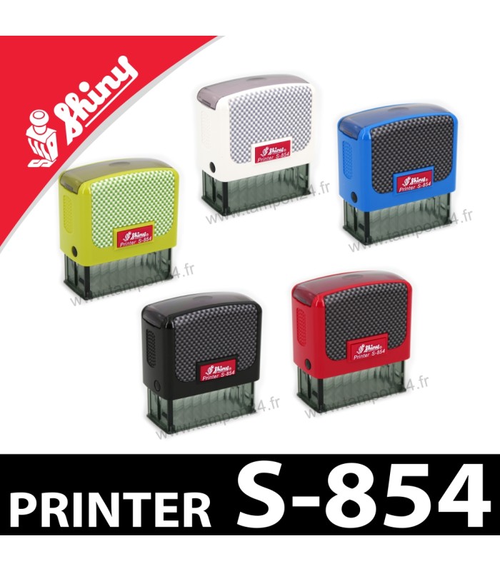 Shiny Printer S-854 disponible en 5 couleurs de boitiers