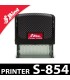 Timbre personnalisé Shiny Printer S-854