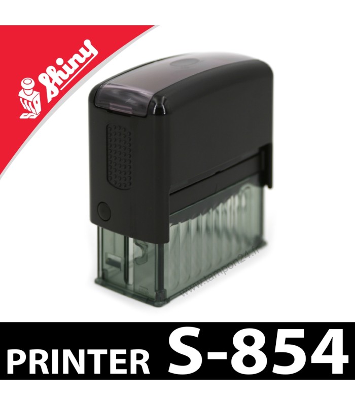 Shiny Printer S-854 - tampon automatique 58x22mm
