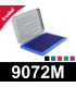 Encrier couleur d'encre bleue pour tampons en bois