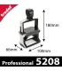 Cachet personnalisable Trodat Metal Line 5208