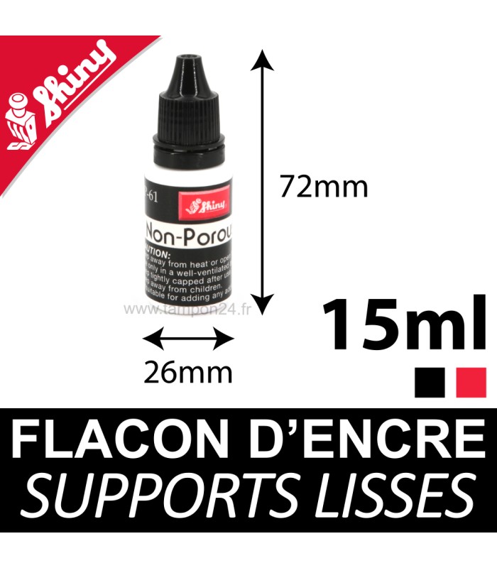 Encre à tampon spécial matériaux non poreux