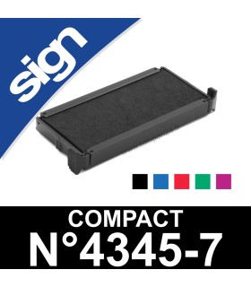 Cassette d'encrage pour Sign Compact n°4345-7