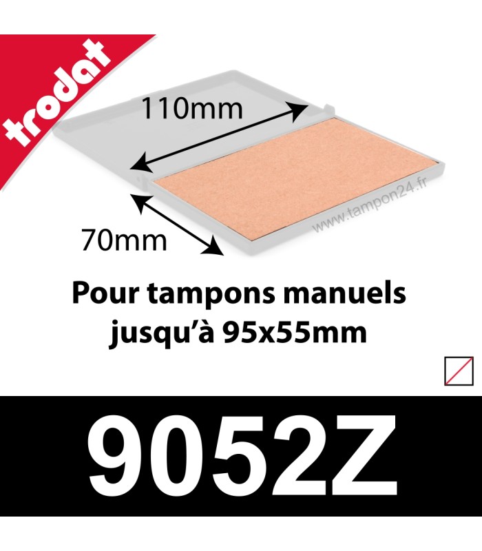 Pad encreur sans encre pour encres particulières