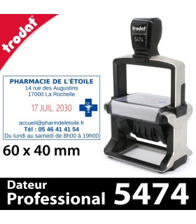 Tampon dateur Trodat Professional 5474