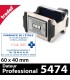 Timbre Trodat Professional 5474, le cachet date réglable avec texte et logo